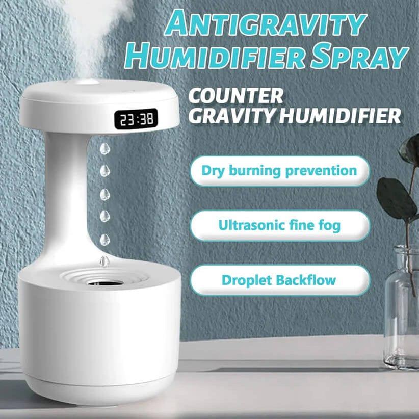 Smooth Sailing Antigravity Humidifier Light Water Drop Fountain Light LED Night Lamp - ThePeppyStore