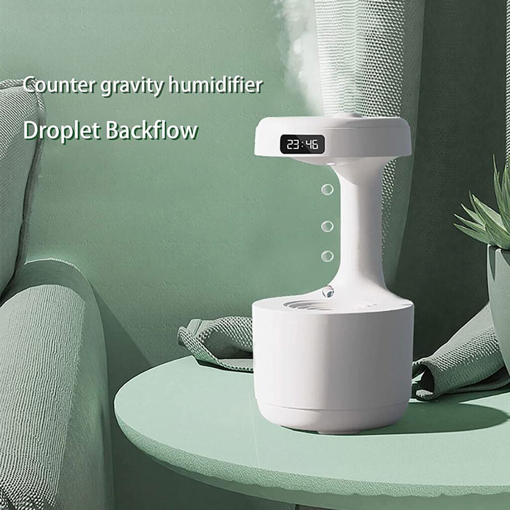 Smooth Sailing Antigravity Humidifier Light Water Drop Fountain Light LED Night Lamp - ThePeppyStore