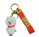 Bts / Bt21 keychains with Bagcharm and Strap ( Select From Dropdown Menu) - ThePeppyStore