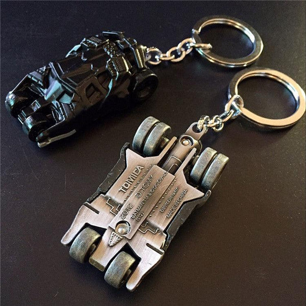 Batman Metal Car Keychain (Select From Drop Down Menu) - ThePeppyStore