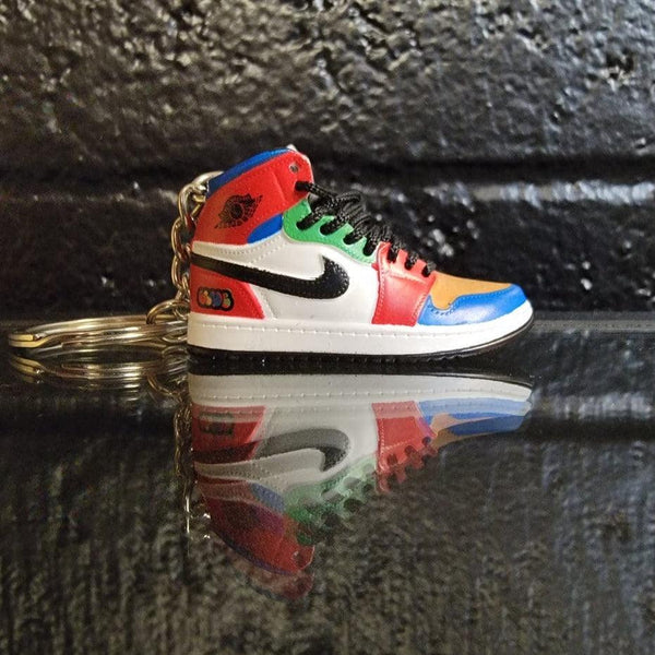3D Sneaker Keychain - Multicolour - ThePeppyStore
