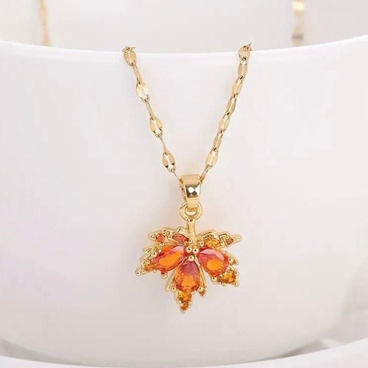 Maple Leaf Wanderlust Necklace