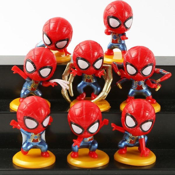 Spider Man Action Figures - Set of 8 - ThePeppyStore