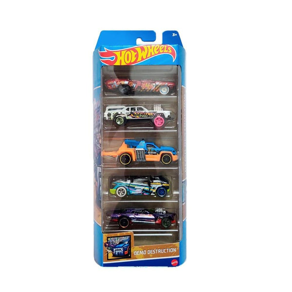 Hotwheels Demo Destruction Official Set of 5 Vehicles Exclusive Collection - No Cod Allowed On this Product - Prepaid Orders Only. - ThePeppyStore