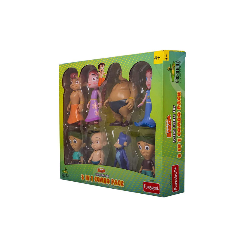 Chhota Bheem With friends - Set of 8 Official Merchandise (No COD Allowed On This product)