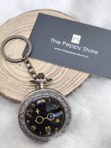 Harry Potter Vintage Rose Gold Pocket Watch Keychain