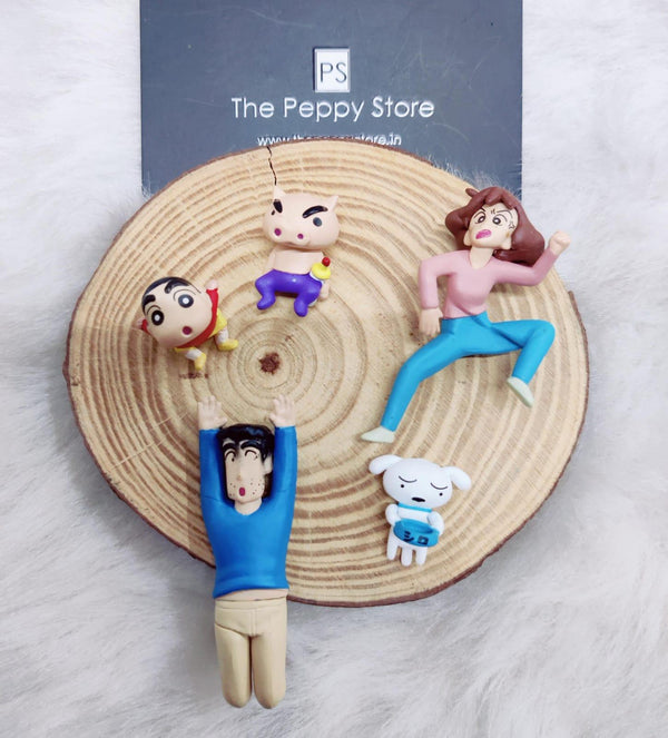 Shinchan Mini Decoration Figures set of 5 - ThePeppyStore