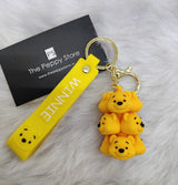 Winnie Pooh Keychain With Bagcharm and Strap