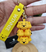 Winnie Pooh Keychain With Bagcharm and Strap