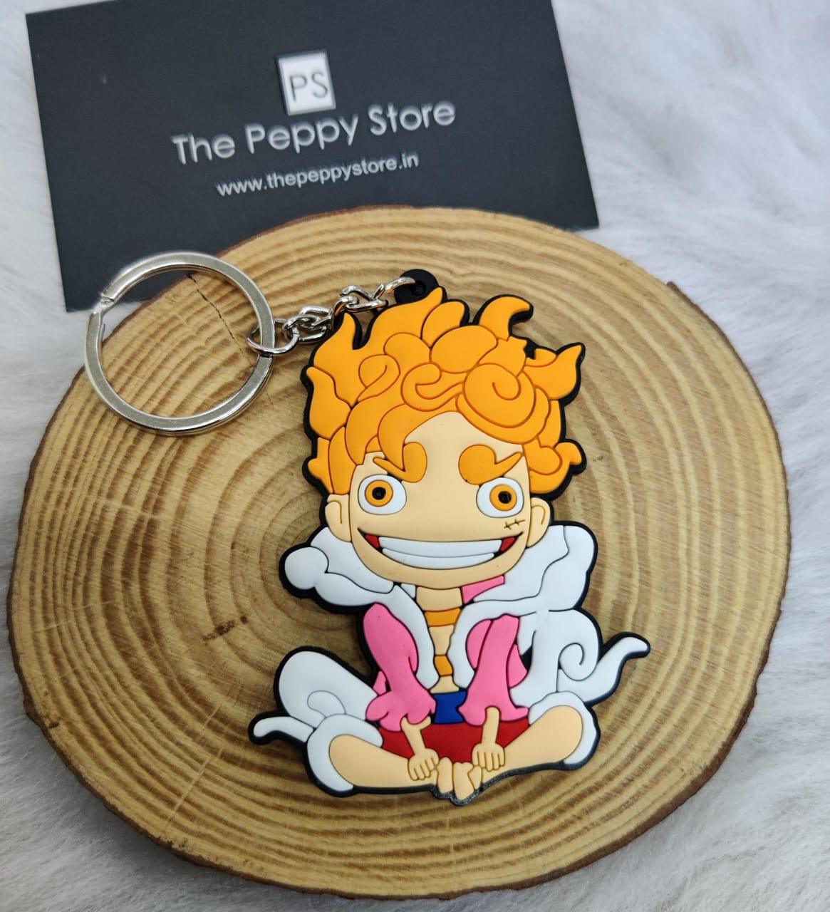 One Piece Character 2D Rubber Keychain (Choose From DropDown Menu) - ThePeppyStore