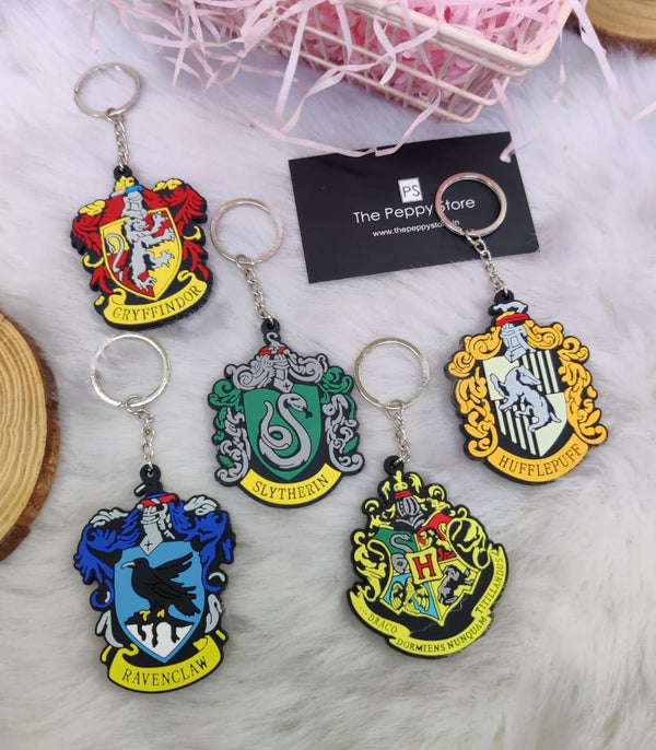 Harry Potter 2D Rubber Keychains (Select From Drop Down Menu) - ThePeppyStore