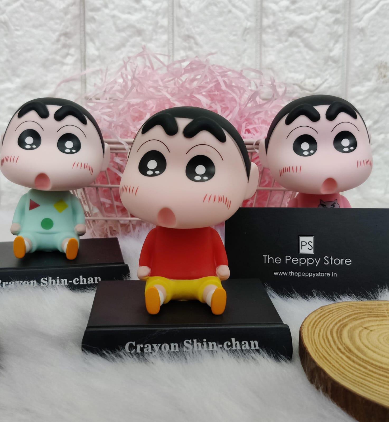 Shinchan Bobblehead With Phonestand (Select From Drop Down) - ThePeppyStore