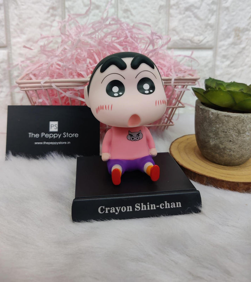 Shinchan Bobblehead With Phonestand (Select From Drop Down) - ThePeppyStore