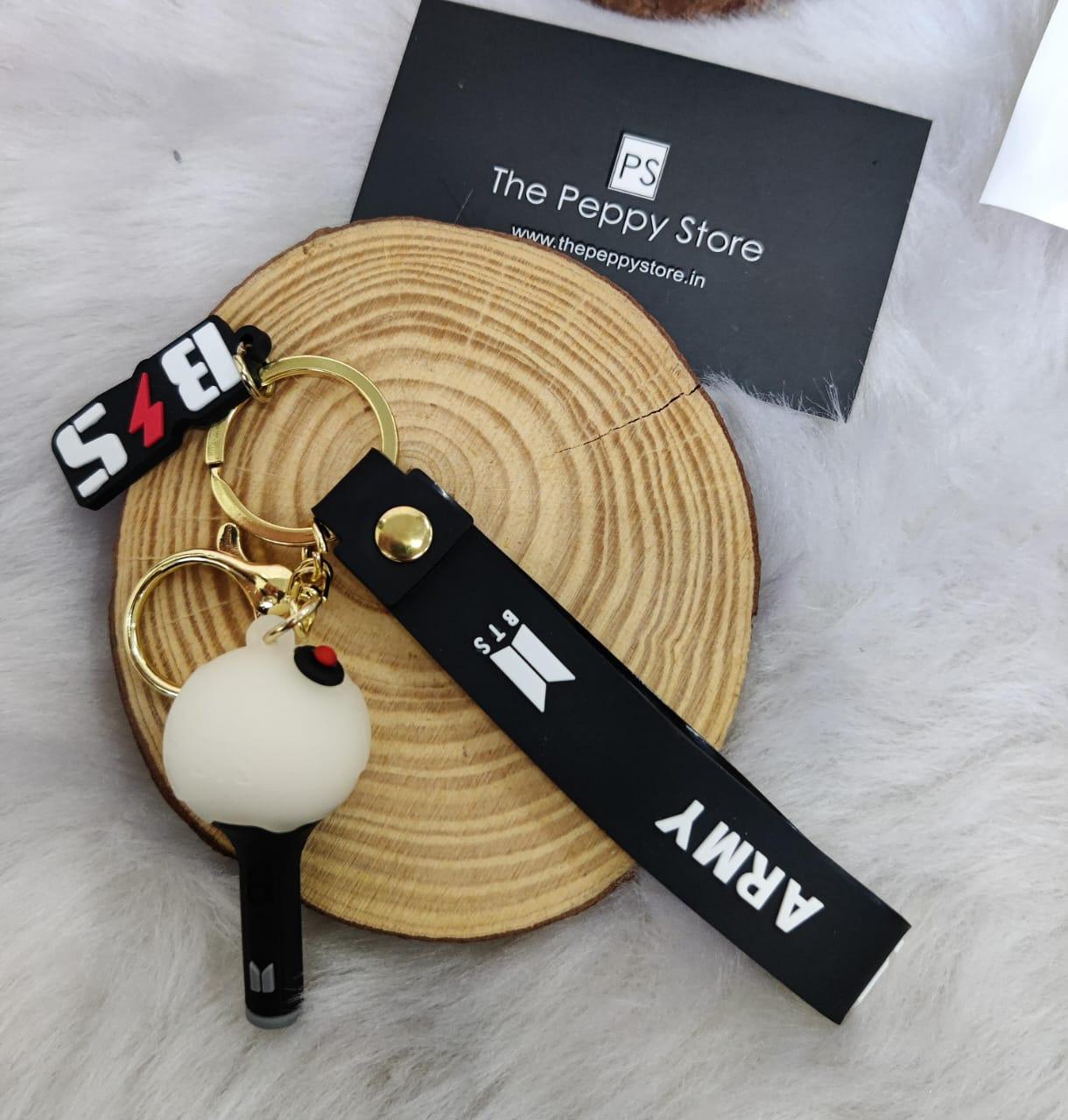 Bts Army Bomb keychain - ThePeppyStore