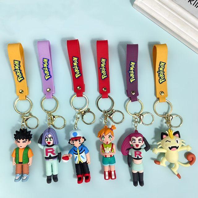 Pokemon 3D Silicon Keychains With Bagcharm and Strap - ThePeppyStore