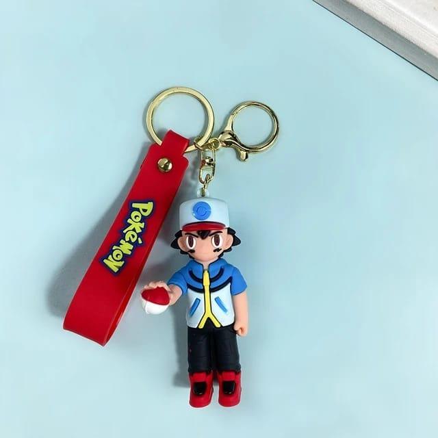 Pokemon 3D Silicon Keychains With Bagcharm and Strap - ThePeppyStore