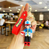 Pokemon 3D Silicon Keychains With Bagcharm and Strap