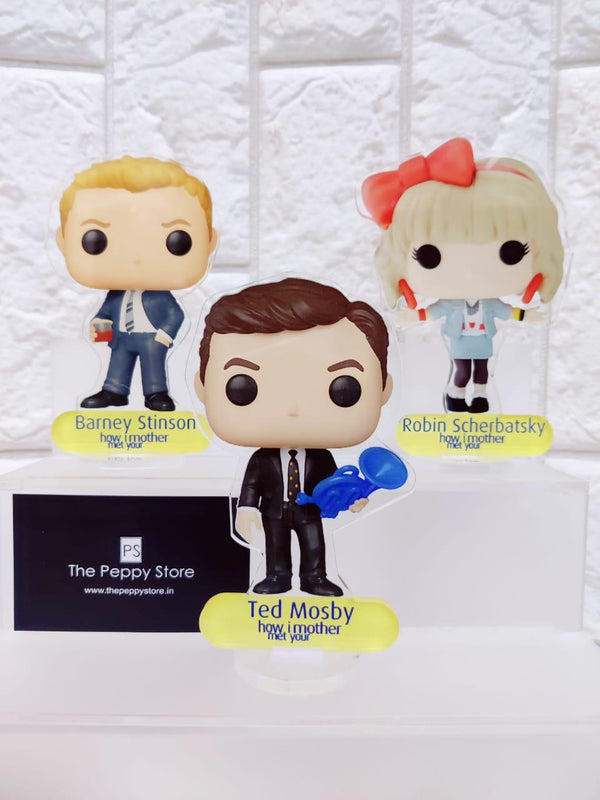How I Met Your Mother Figures With Stand (Choose from Drop Down) - ThePeppyStore