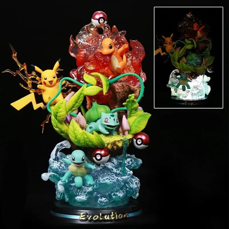 Pokemon Collectable Figure With Light -29 cm  (No COD Allowed On This Product) - Prepaid Orders Only