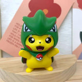 Pikachu Pokemon's Cosplay Version Collectable Figures Set Of 6 - ThePeppyStore
