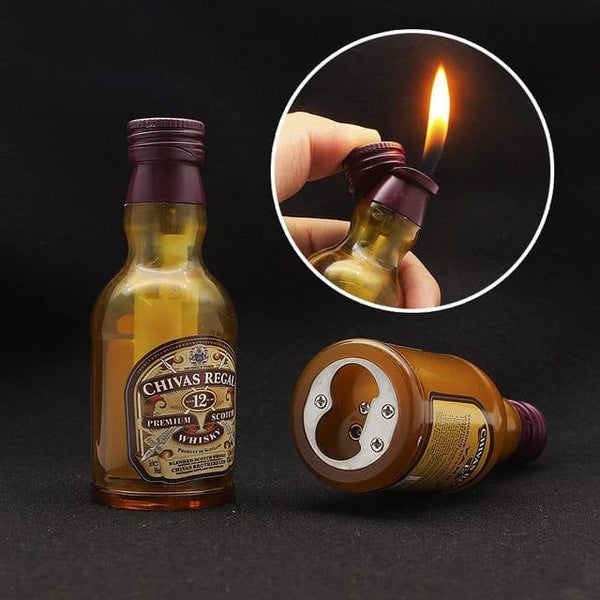 Chivas Regal Refillable Lighters With Bottle Opener - ThePeppyStore