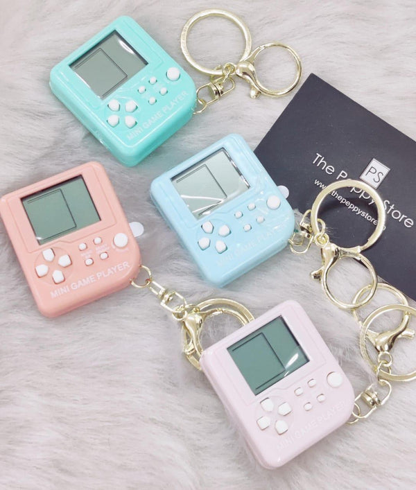 Video Game Keychain With Bagcharm (Select From Drop Down)