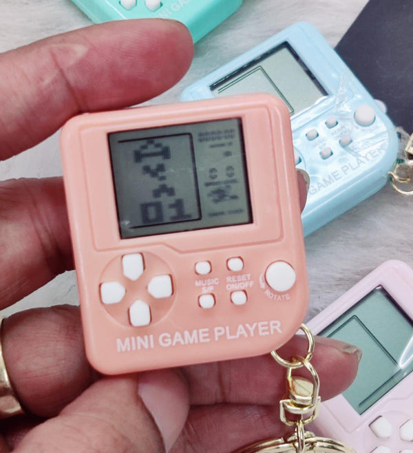 Video Game Keychain With Bagcharm (Select From Drop Down)