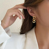 Lustrous Link Earrings - ThePeppyStore