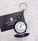 Bull Pocket Watch Keychain - ThePeppyStore