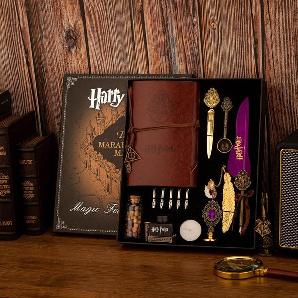 Harry Potter Collectable Pen Set - 16 Pcs - Random Set Will Be Provided - ThePeppyStore