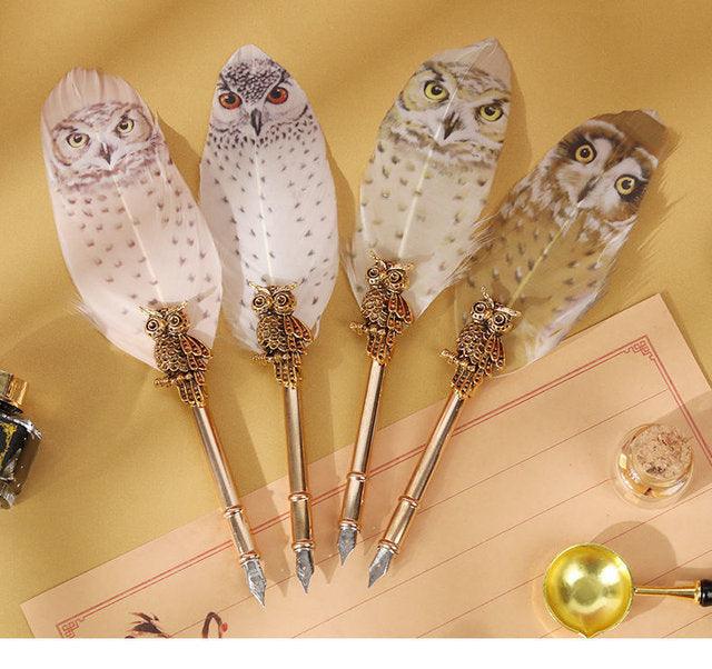 Harry Potter Inspired Owl Ink Pen with Ink (Select From Drop Down Menu) - ThePeppyStore