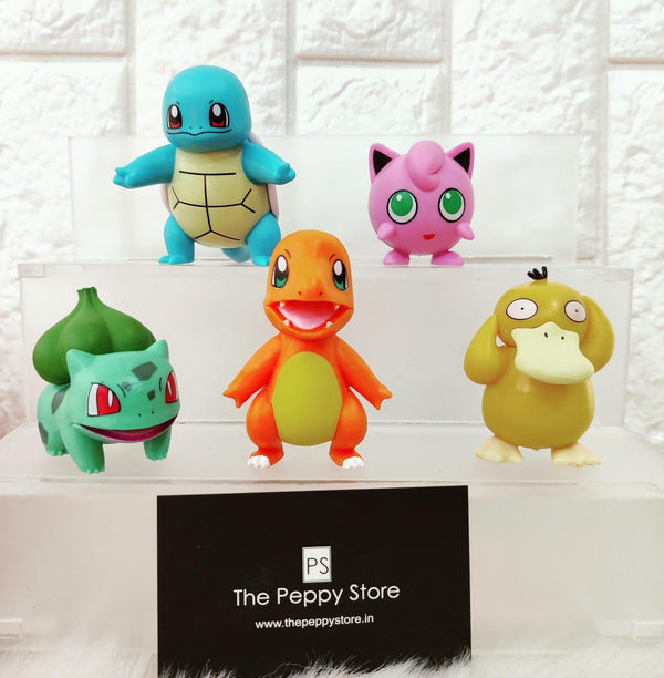 Pokemon Collectable Set of 5 - (6cm-8cm) - ThePeppyStore