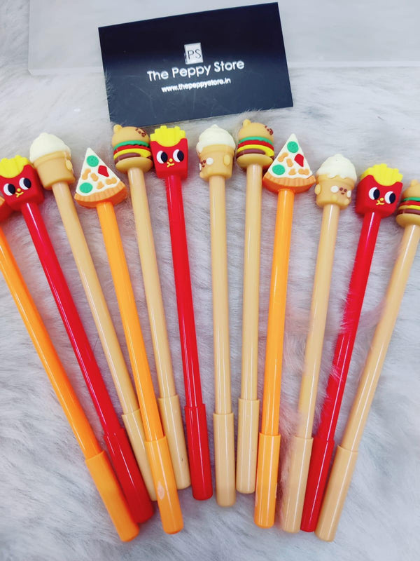 Food-Themed Pens (Set of 12) - ThePeppyStore