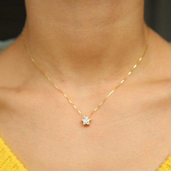 Star Necklace (Golden) - ThePeppyStore