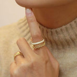 Double Layer Ring - ThePeppyStore