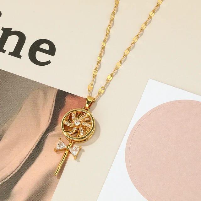 Rotating Pendant Necklace - ThePeppyStore