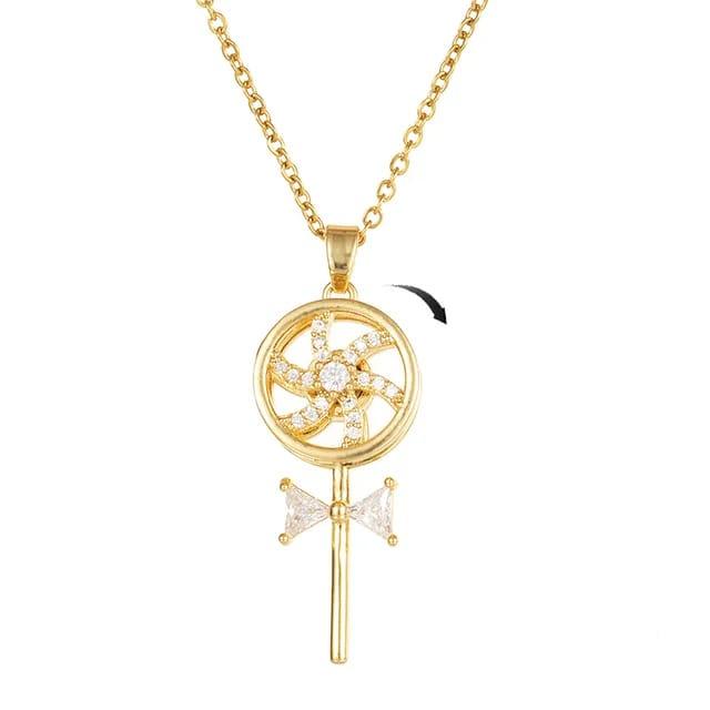 Rotating Pendant Necklace - ThePeppyStore