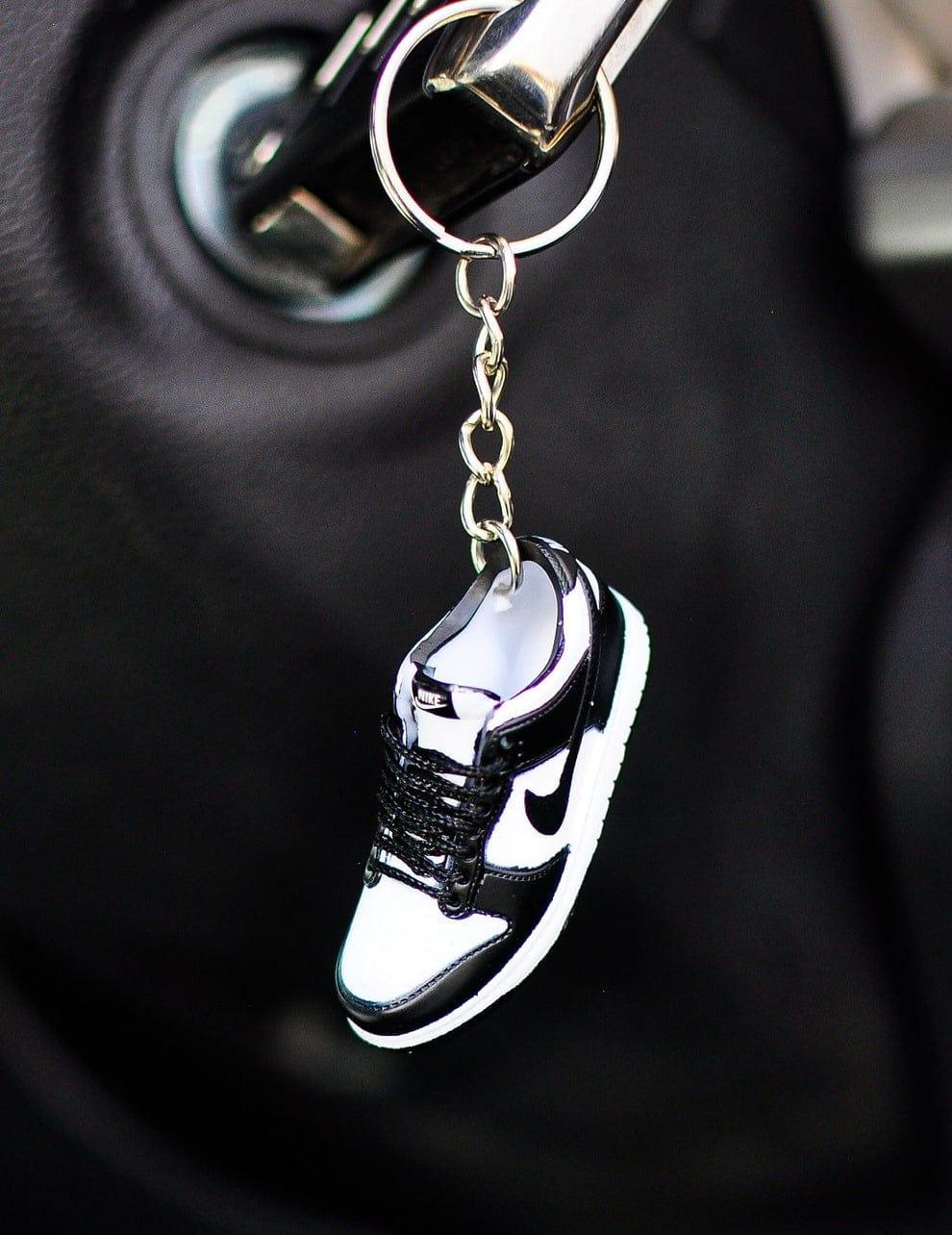 3D Sneaker Keychain - Black and White - ThePeppyStore