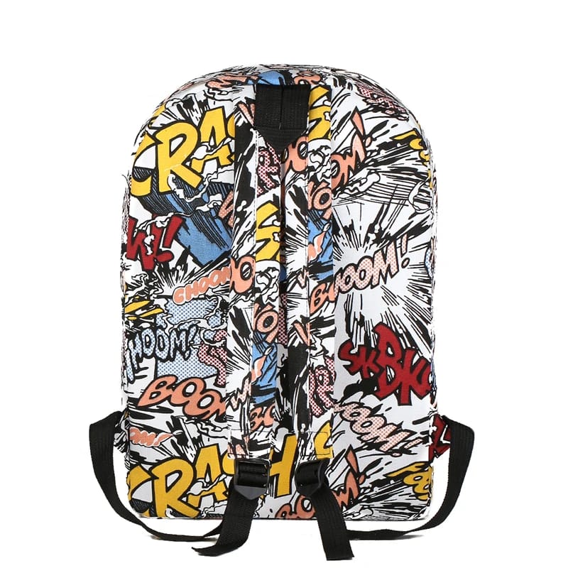 Comic Graffiti Bagpack – ThePeppyStore