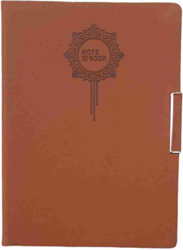 Notes A5 Non-Dated Notebook - Brown