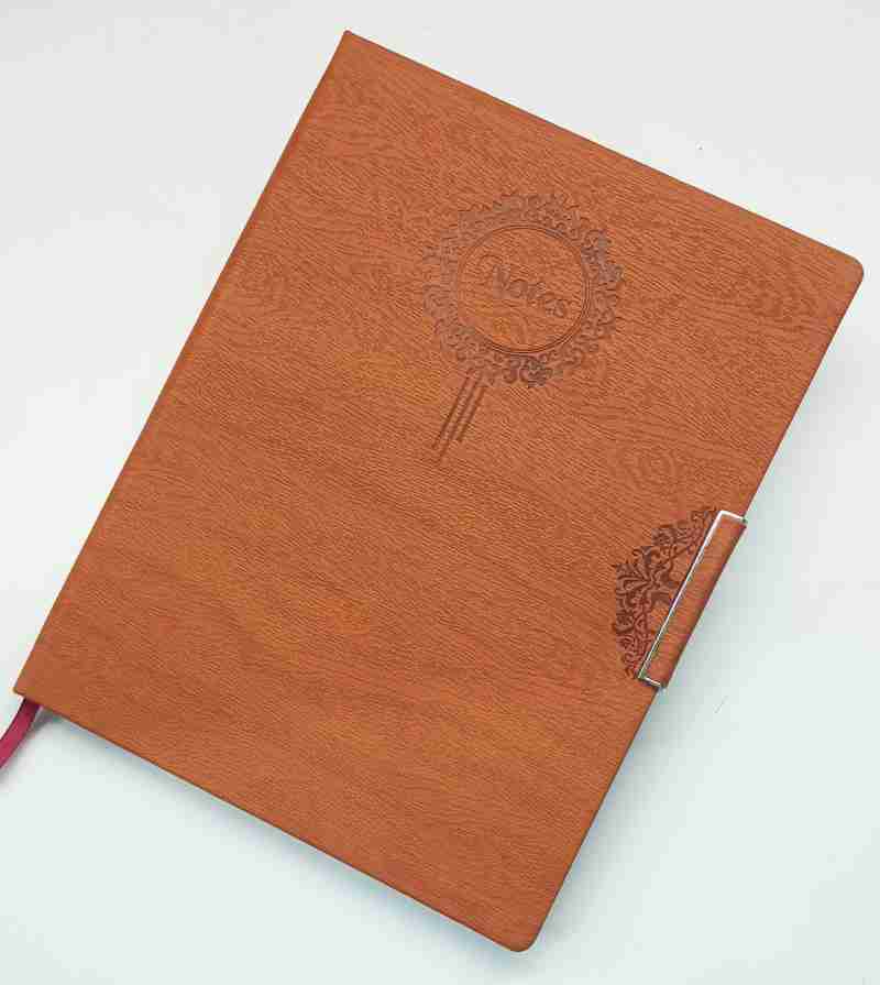 Notes A5 Non-Dated Notebook - Brown