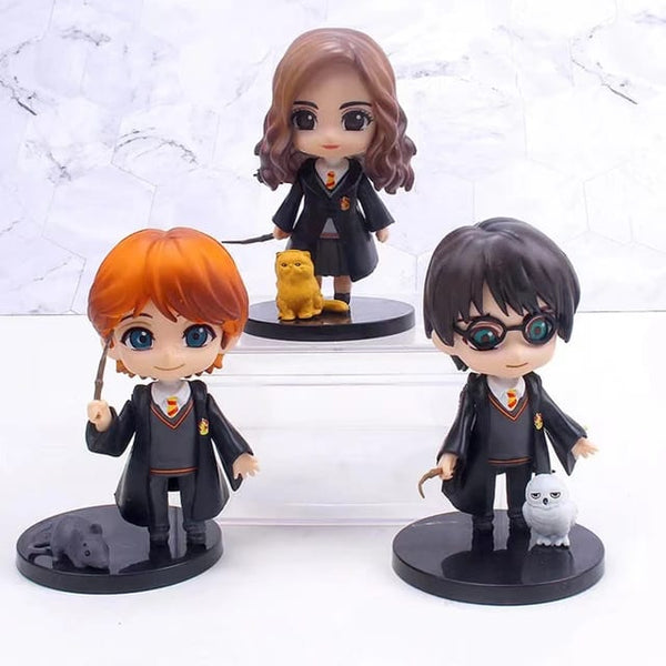 Harry Potter With Wand Figure - Set of 3