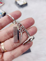 Hair Accesories 3-In-1 Metal Keychain (Select From Drop Down)