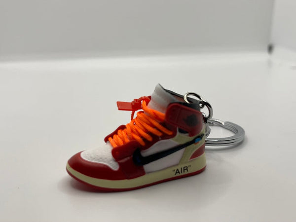 3D Sneaker Keychain -Red