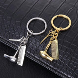 Hair Accesories 3-In-1 Metal Keychain (Select From Drop Down)