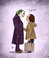 Joker Meets Joker Wall Art