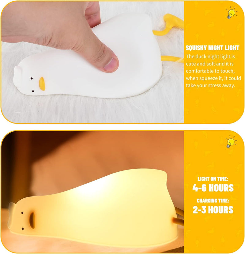 Sleeping Duck Silicon Lamp