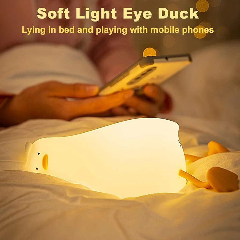 Sleeping Duck Silicon Lamp