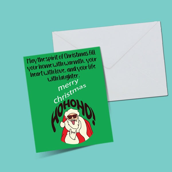 Merry Christmas Greeting Card