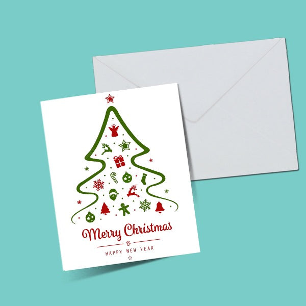 Merry Christmas Greeting Card